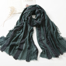Autumn/Winter Collection Striped Wool Scarf